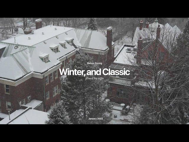 Winter, Classic piano. 예쁘게 내리는 눈 창가에서, 겨울 클래식 음악 (4K Scenery Playlist)