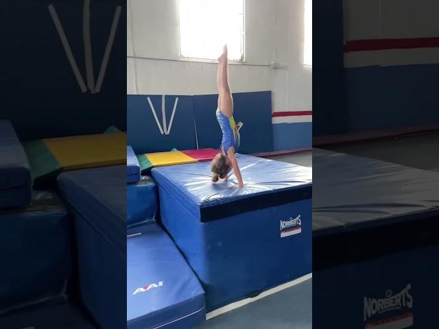 little emma conquering the vault. ️#Olympics #Gymnastics #ArtisticGymnastics #Sports