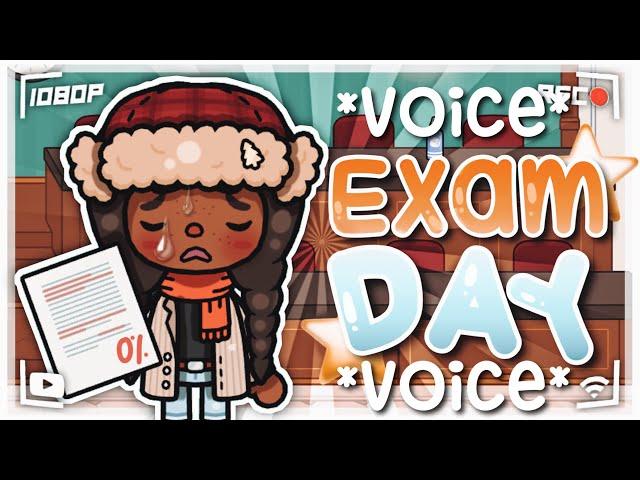  | EXAM DAY ROUTINE! *I FAILED* ||  WITH VOICE || Toca Boca Roleplay