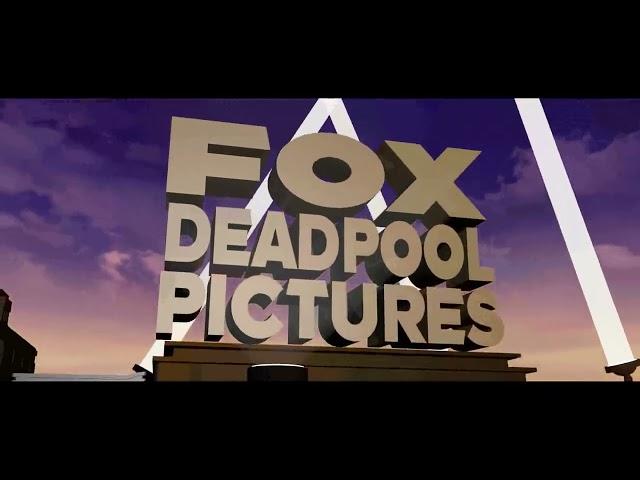 Fox Deadpool Pictures logo (Fox Music Cinema Style)