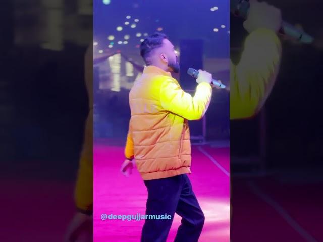 Live show faridabaad deep gujjar #shorts #livesinging #gujjarmahotsav