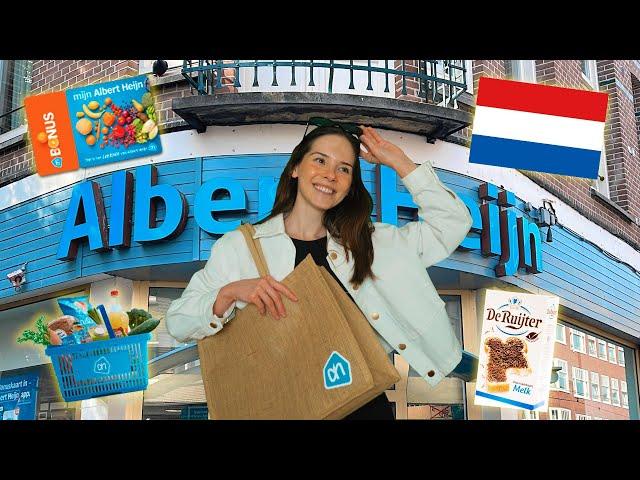 Inside a Dutch supermarket in Amsterdam 