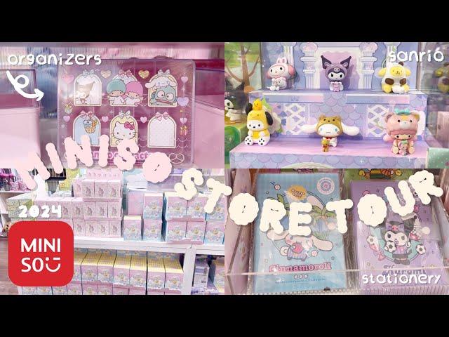 2024 MINISO Store Tour ₊˚⊹ | Sanrio, Blind Boxes, Stationery, Organization, Beauty, & More!