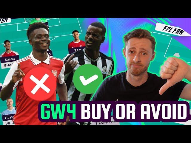 FPL GW4 PLAYERS TO BUY & AVOID I KEEP Isak, SELL Saka?  I Fantasy Premier League 24/25