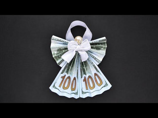 My MONEY ANGEL | Dollar Origami | Christmas toy Decoration | Tutorial DIY by NProkuda