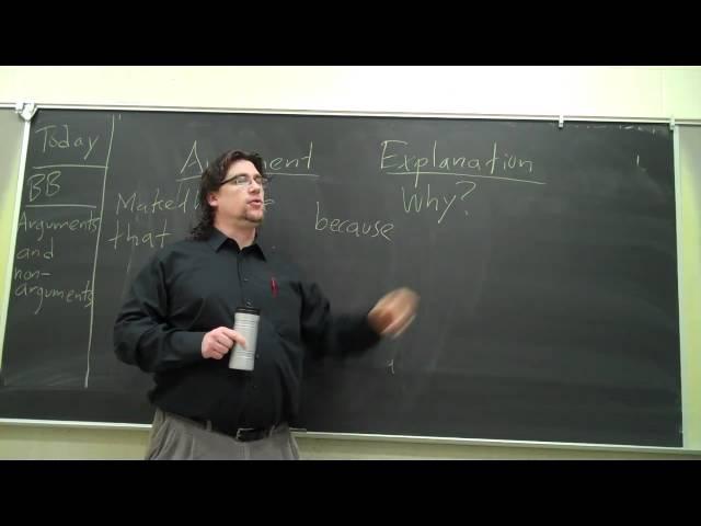 Critical Thinking: Arguments and non-Arguments