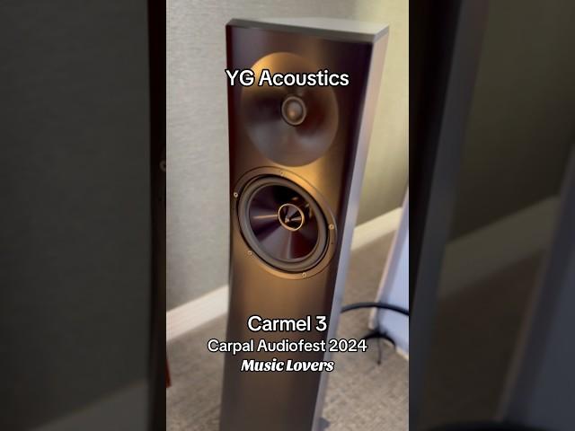 Capital Audiofest 2024: @ygacoustics Carmel 3 #audiophile #music #musiclovers