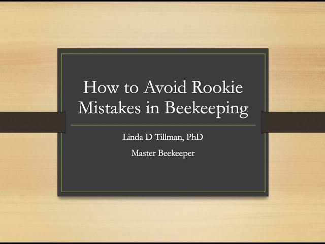 How to Avoid Rookie Mistakes in Beekeeping