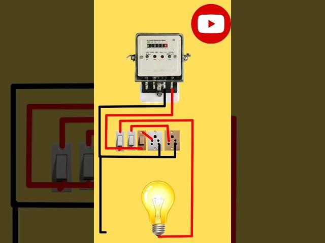 three switch two socket board connection #paramjeet #electrical #workshop #viral #short