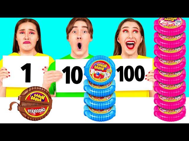 100 개의 음식 층 | 장난 전쟁 HAHANOM Challenge