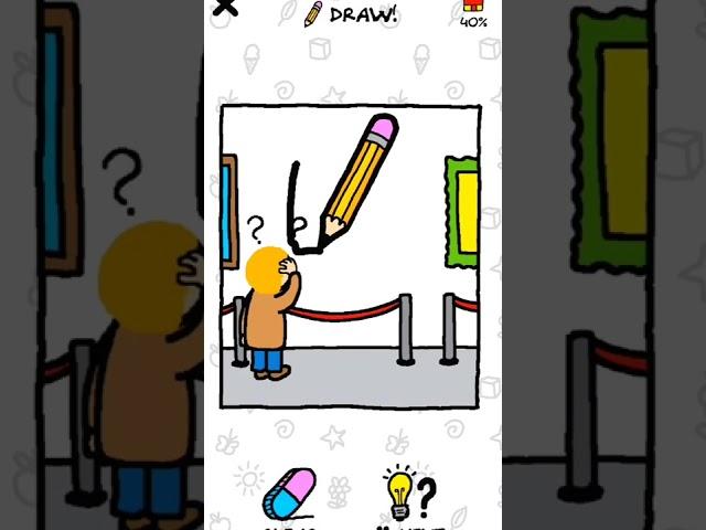 Funny Just Draw Game new Levels  #shorts #ytshorts #justdraw