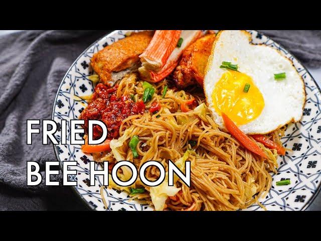 The EASIEST Noodle Stir Fry Ever! | Singapore Economy Fried Bee Hoon (cus inflation )