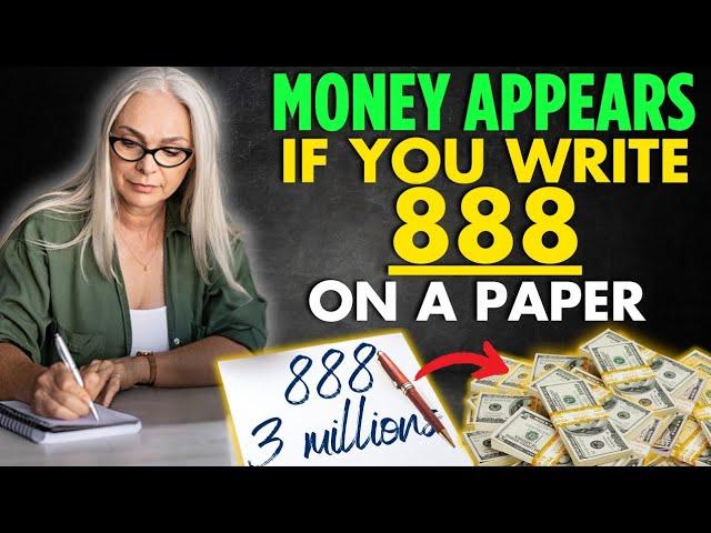 POWERFULWRITE 888 And Put Under Pillow | THE RESULTS WILL SHOCK YOU!