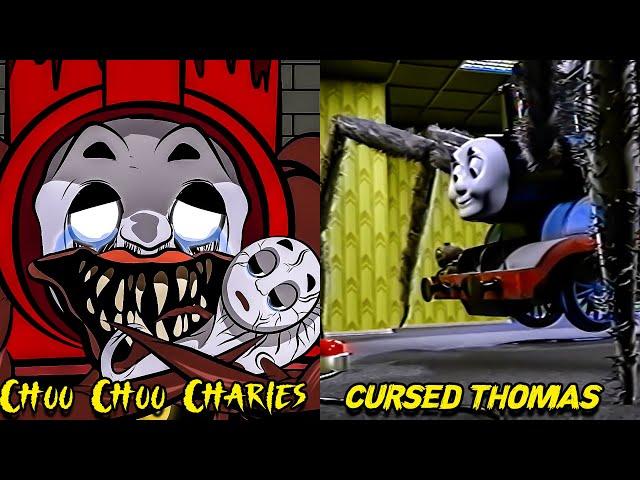 Cursed Thomas The Train.EXE VS Choo Choo Charles | Spider Train Animations