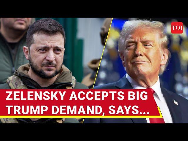 Zelensky SURRENDERS To Trump; Ukraine President Makes Big Announcement On War With Russia | Watch