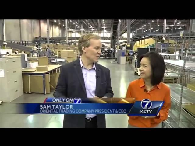 KETV given exclusive look at Oriental Trading Company's Headquarters