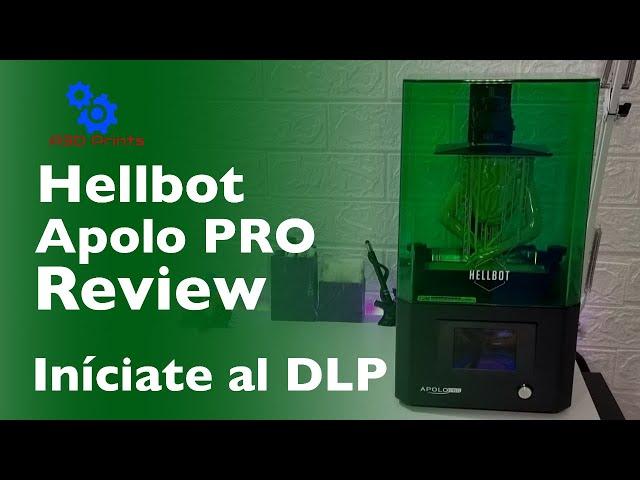  Hellbot Apolo PRO  la impresora con la que iniciarse al DLP que incluye curso GRATIS 