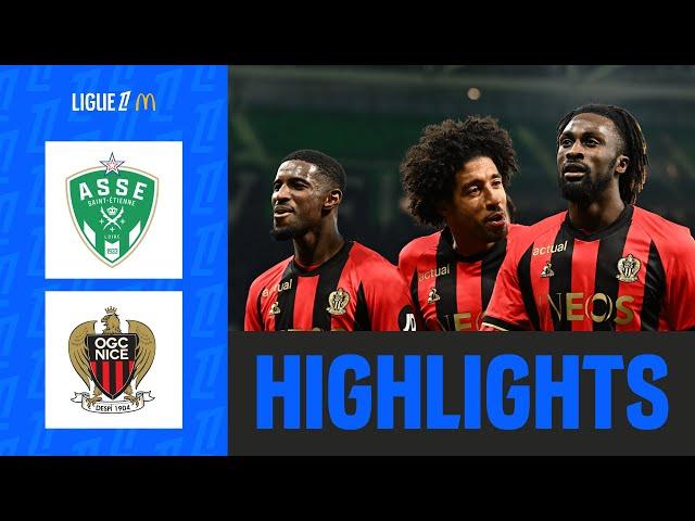 AS SAINT-ÉTIENNE - OGC NICE (1-3) - Week 24 - Ligue 1 McDonald's 24/25