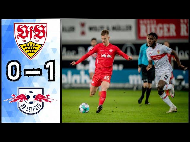 VfB Stuttgart 0 - 1 RB Leipzig | Highlights | Bundesliga