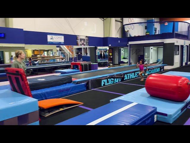 Coach Accidentally Throws Gymnast A Little Too Much