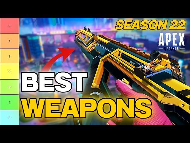 RANKING The BEST WEAPONS in Apex Legends Season 22! (Tier List)