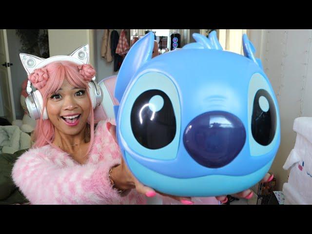 OPENING A BUNCH OF STITCH STUFF! Giant Stitch Head, Stitch PopMart, and More!