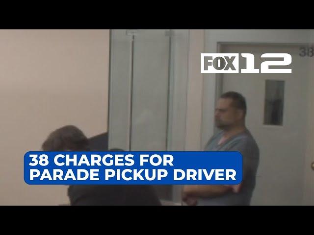 Man accused of driving pickup through Portland parade area indicted on 38 charges