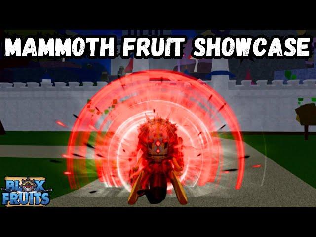 Blox Fruits Mammoth Fruit Showcase!