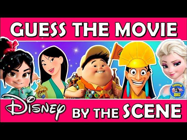 Guess the "DISNEY MOVIE" By The "SCENE" QUIZ! | MOVIE QUIZ/CHALLENGE/TRIVIA