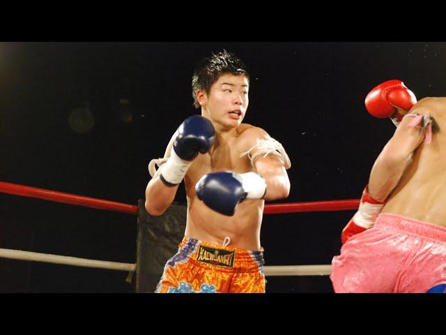 【Teshin Nasukawa】One year before professional debut Kick Boxing Thai Boxing มวยไทย