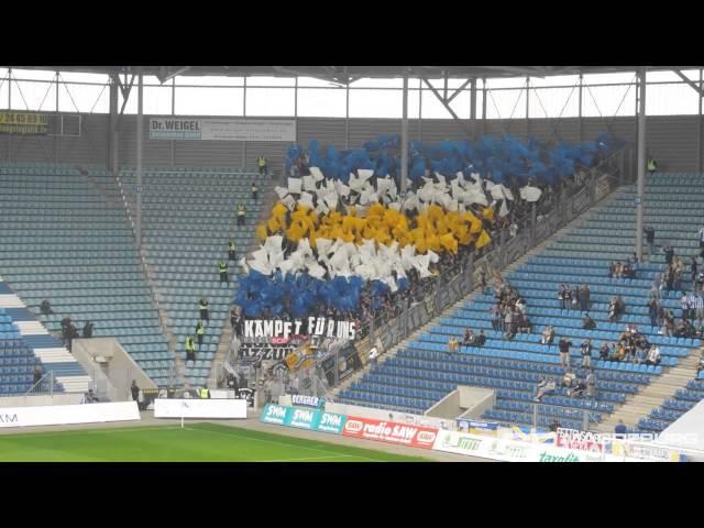 Choreografie - 1. FC Magdeburg gegen FC Carl Zeiss Jena 2:0 (0:0) - www.sportfotos-md.de