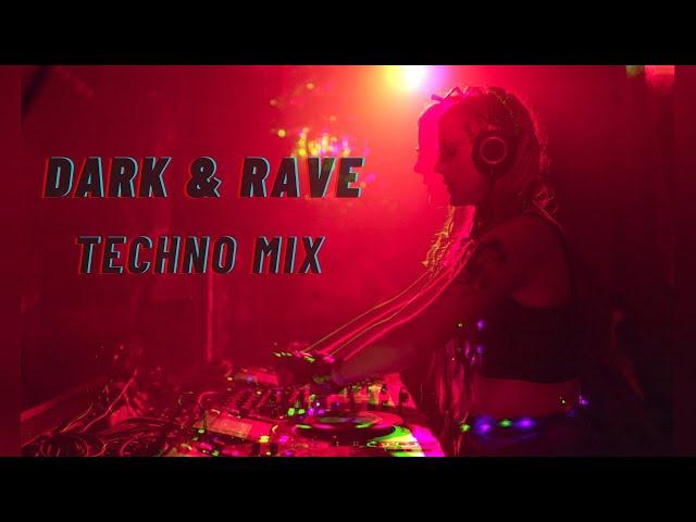 Dark & Rave Techno mix live in a Techno Bunker