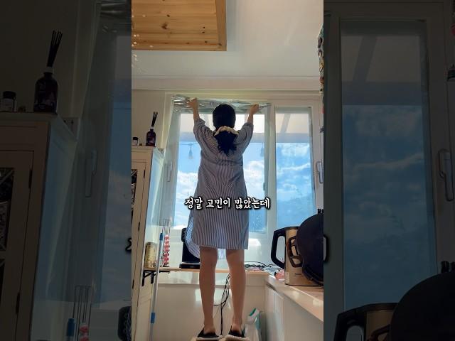 노화의 주범은 자외선 #창문썬팅하기 #자외선차단필름 #단열필름시공 #diy #집꾸미기 #전원생활
