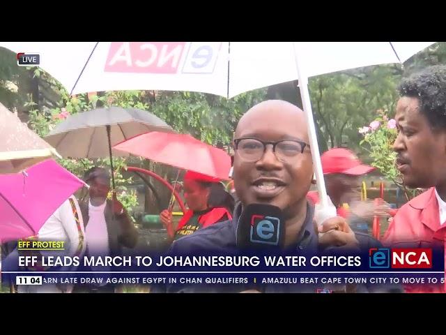 EFF demands consistent Joburg Water supply