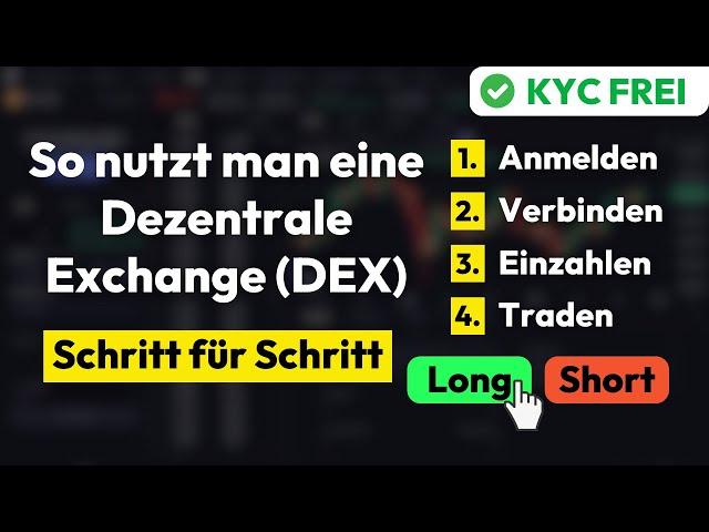 Dezentrale Exchange (DEX) Krypto Hebel Trading Tutorial  Schritt für Schritt Anleitung