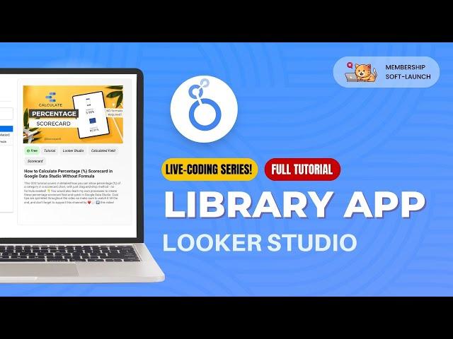 BUILD APP in LOOKER STUDIO️ Easy Project to Build Your Portfolio ‍ (1 Hour Complete Tutorial)