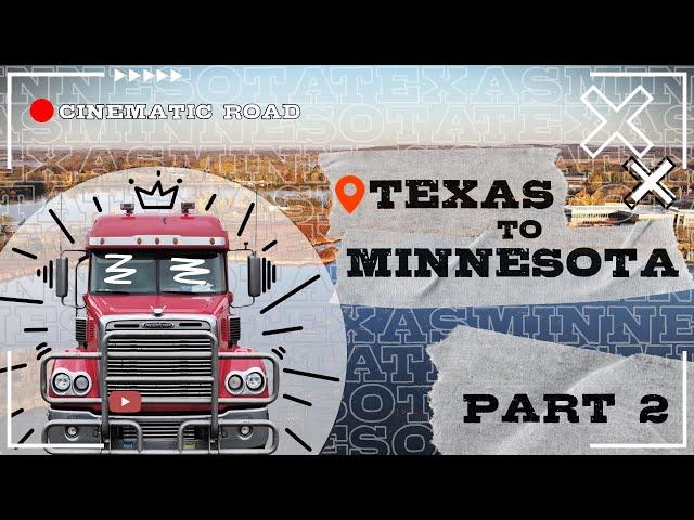 Снова в путь | Texas - Minnesota | Попал под град