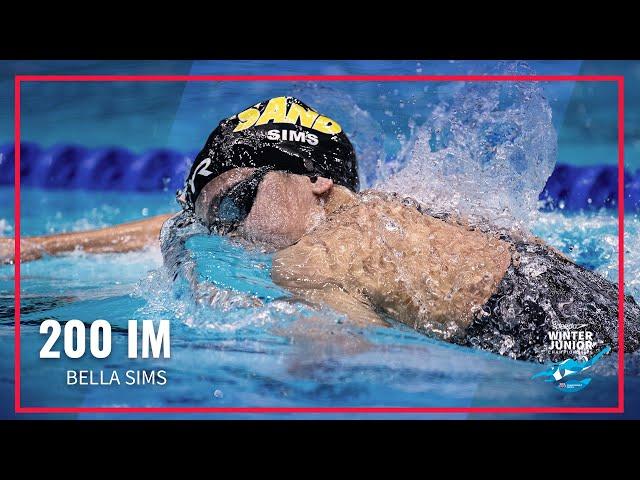 Bella Sims First in Women's 200 Individual Medley | 2022 Speedo Winter Junior Championships West