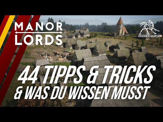 Manor Lords: 44 essentielle Tipps & Tricks für Anfänger & Fortgeschrittene, die du kennen solltest!