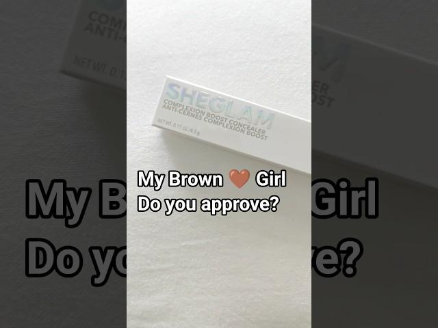 #sheglam Complexion Boost Concealer #golden #shade #browngirl #makeup