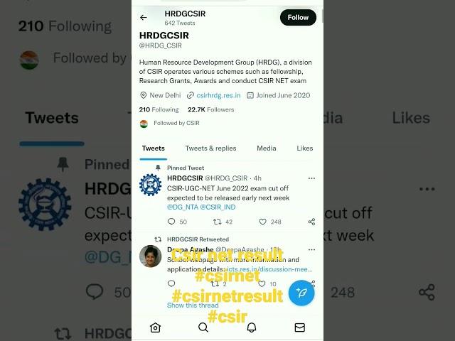 Csir Net result soon #csir #csirnet #csirnetjune2022