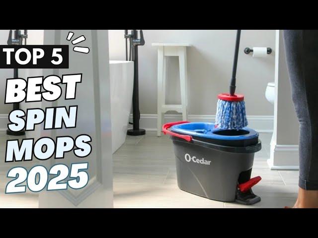 Top 5 - Best Spin Mop And Bucket System in 2025 | Spin Mop System 2025 [Top 5 Picks]