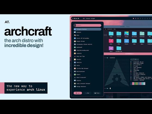 Archcraft | The NEW Arch Linux!