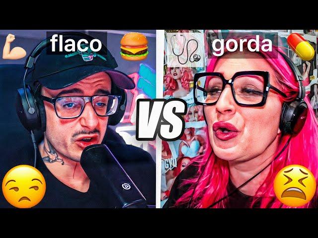 mujer gorda vs hombre flaco - el debate