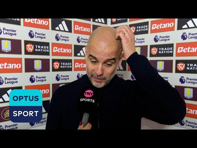 PEP GUARDIOLA: 'Back my players'  Manchester City boss reacts after Aston Villa loss