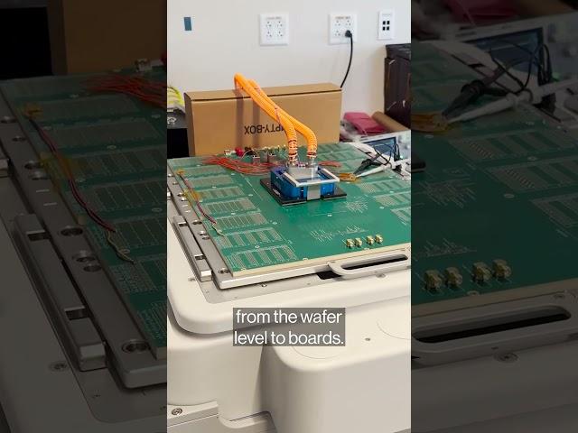 Inside Amazon's AI chip lab #shorts #amazon #aichip #artificialintelligence #technology