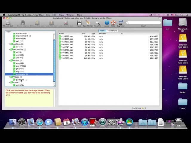 Recover deleted files from external hard drive on Mac