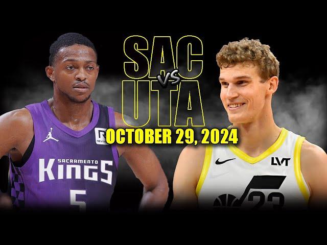 Sacramento Kings vs Utah Jazz Full Game Highlights - October 29, 2024 | 2024-25 NBA Season