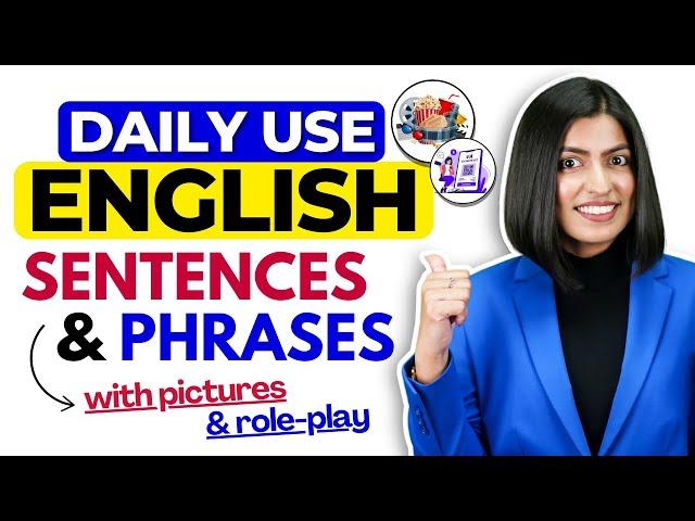 Role-Play  Learn Phrases & Daily Use English Sentences | Spoken Class by Kanchan English Connection