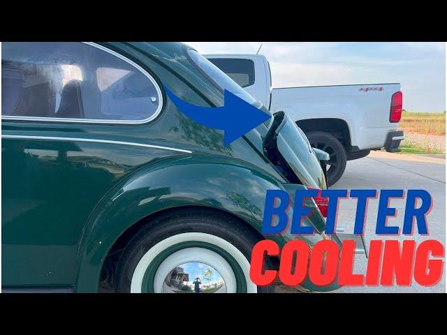 1968 Volkswagen Beetle - EMPI Decklid Standoffs Installed